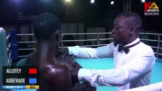 THEOPHILUS ALLOTEY VRS JONATHAN AGBEVIADE I BOXING CABIC BIG FIGHT NIGHT