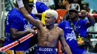 The Rise Continues,Theophilus Allotey defeats Namibian to become the new WBA Africa super Flyweight Champion